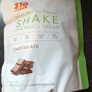 310 chocolate shake plus PB and shaker
